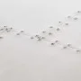 Escritorio de ala de avión metal plateado 112x50x76 cm de , Escritorios - Ref: Foro24-284414, Precio: 390,75 €, Descuento: %