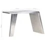 Escritorio de ala de avión metal plateado 112x50x76 cm de , Escritorios - Ref: Foro24-284414, Precio: 390,75 €, Descuento: %