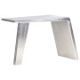 Escritorio de ala de avión metal plateado 112x50x76 cm de , Escritorios - Ref: Foro24-284414, Precio: 399,47 €, Descuento: %