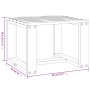 Tumbonas con mesita 2 uds madera maciza Douglas de , Tumbonas - Ref: Foro24-3157684, Precio: 221,30 €, Descuento: %
