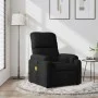 Sillón reclinable de masaje tela de microfibra negro de , Sillones - Ref: Foro24-373459, Precio: 216,17 €, Descuento: %
