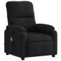 Sillón reclinable de masaje tela de microfibra negro de , Sillones - Ref: Foro24-373459, Precio: 221,85 €, Descuento: %