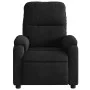 Sillón reclinable de masaje tela de microfibra negro de , Sillones - Ref: Foro24-373459, Precio: 216,17 €, Descuento: %