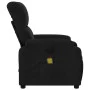 Sillón reclinable de masaje tela de microfibra negro de , Sillones - Ref: Foro24-373459, Precio: 216,17 €, Descuento: %