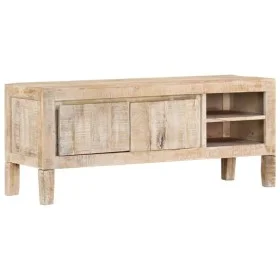 Mueble de TV madera maciza de mango 110x35x46 cm de , Muebles TV - Ref: Foro24-328365, Precio: 124,70 €, Descuento: %