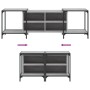 Mueble de TV madera de ingeniería gris Sonoma 153x37x50 cm de , Muebles TV - Ref: Foro24-837605, Precio: 74,86 €, Descuento: %