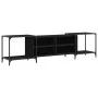 Mueble de TV madera de ingeniería negro 203x37x50 cm de , Muebles TV - Ref: Foro24-837607, Precio: 83,64 €, Descuento: %