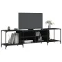 Mueble de TV madera de ingeniería negro 203x37x50 cm de , Muebles TV - Ref: Foro24-837607, Precio: 83,64 €, Descuento: %