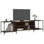 Mueble de TV madera de ingeniería marrón roble 203x37x50 cm de , Muebles TV - Ref: Foro24-837611, Precio: 84,12 €, Descuento: %