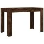 Smoked oak engineered wood dining table 120x60x76 cm by , Kitchen and dining tables - Ref: Foro24-838189, Price: 71,95 €, Dis...