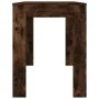 Smoked oak engineered wood dining table 120x60x76 cm by , Kitchen and dining tables - Ref: Foro24-838189, Price: 71,95 €, Dis...