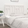 Cabecero de cama madera maciza de pino blanco 155,5x4x100 cm de , Cabeceros y pies de cama - Ref: Foro24-818976, Precio: 61,3...