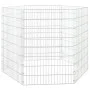 Recinto animales corral 6 paneles hierro galvanizado 54x80 cm de , Jaulas y habitáculos para animales pequeños - Ref: Foro24-...
