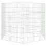 Recinto animales corral 6 paneles hierro galvanizado 54x80 cm de , Jaulas y habitáculos para animales pequeños - Ref: Foro24-...