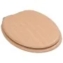 Toilet seat with soft close lid, made of bamboo design MDF. by vidaXL, Toilet and bidet seats - Ref: Foro24-143926, Price: 49...