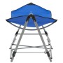 Hamaca con soporte plegable azul de vidaXL, Hamacas - Ref: Foro24-44363, Precio: 98,02 €, Descuento: %