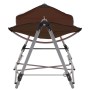 Hamaca con soporte plegable marrón de vidaXL, Hamacas - Ref: Foro24-44367, Precio: 84,94 €, Descuento: %