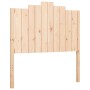 Estructura de cama con cabecero madera maciza 100x200 cm de , Camas y somieres - Ref: Foro24-3192286, Precio: 134,96 €, Descu...