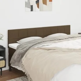 Kopfteile 2 Einheiten aus dunkelbraunem Stoff 80x5x78/88 cm von , Kopf- und Fußteile - Ref: Foro24-346063, Preis: 58,94 €, Ra...