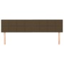 Cabeceros 2 unidades de tela marrón oscuro 80x5x78/88 cm de , Cabeceros y pies de cama - Ref: Foro24-346063, Precio: 53,86 €,...