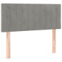 Cabecero de terciopelo gris claro 80x5x78/88 cm de , Cabeceros y pies de cama - Ref: Foro24-346208, Precio: 36,24 €, Descuent...