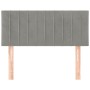Cabecero de terciopelo gris claro 80x5x78/88 cm de , Cabeceros y pies de cama - Ref: Foro24-346208, Precio: 36,24 €, Descuent...