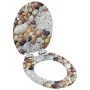 Toilet seat MDF soft close lid stone design by vidaXL, Toilet and bidet seats - Ref: Foro24-143935, Price: 56,39 €, Discount: %