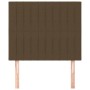 Cabeceros 2 unidades de tela marrón oscuro 90x5x78/88 cm de , Cabeceros y pies de cama - Ref: Foro24-3116555, Precio: 58,20 €...