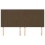 Kopfteile 4 Einheiten aus dunkelbraunem Stoff 100x5x78/88 cm von , Kopf- und Fußteile - Ref: Foro24-3116595, Preis: 109,59 €,...