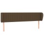 Cabecero de tela marrón oscuro 183x23x78/88 cm de , Cabeceros y pies de cama - Ref: Foro24-3117399, Precio: 70,80 €, Descuent...