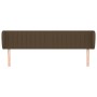 Cabecero de tela marrón oscuro 183x23x78/88 cm de , Cabeceros y pies de cama - Ref: Foro24-3117399, Precio: 70,80 €, Descuent...