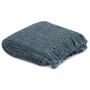 Manta de algodón añil 125x150 cm de vidaXL, Mantas - Ref: Foro24-133752, Precio: 23,93 €, Descuento: %