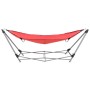Hamaca con soporte plegable rojo de vidaXL, Hamacas - Ref: Foro24-44364, Precio: 102,11 €, Descuento: %