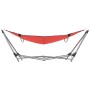 Hamaca con soporte plegable rojo de vidaXL, Hamacas - Ref: Foro24-44364, Precio: 102,11 €, Descuento: %