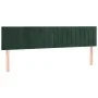 Dunkelgraues Samtkopfteil mit LED 160x5x78/88 cm von , Kopf- und Fußteile - Ref: Foro24-3121907, Preis: 66,91 €, Rabatt: %