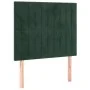 Dark green velvet bed frame with headboard 90x200 cm by , Beds and slatted bases - Ref: Foro24-3125858, Price: 144,75 €, Disc...
