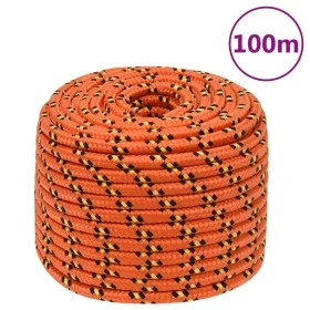 Cuerda de barco polipropileno naranja 14 mm 100 m de , Sogas y cuerdas metálicas - Ref: Foro24-152676, Precio: 70,72 €, Descu...
