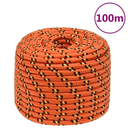 Cuerda de barco polipropileno naranja 14 mm 100 m de , Sogas y cuerdas metálicas - Ref: Foro24-152676, Precio: 70,72 €, Descu...