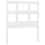 Cabecero de cama madera maciza de pino blanco 80,5x4x100 cm de , Cabeceros y pies de cama - Ref: Foro24-818896, Precio: 37,43...