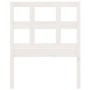 Cabecero de cama madera maciza de pino blanco 80,5x4x100 cm de , Cabeceros y pies de cama - Ref: Foro24-818896, Precio: 37,43...