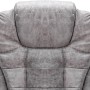Silla de oficina de masaje piel de ante sintética gris claro en Sillas de oficina | Comprar online en Foru.es