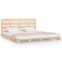 Estructura de cama madera maciza de pino 120x190 cm de , Camas y somieres - Ref: Foro24-3190500, Precio: 162,30 €, Descuento: %