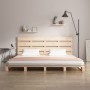 Estructura de cama madera maciza de pino 120x190 cm de , Camas y somieres - Ref: Foro24-3190500, Precio: 162,30 €, Descuento: %