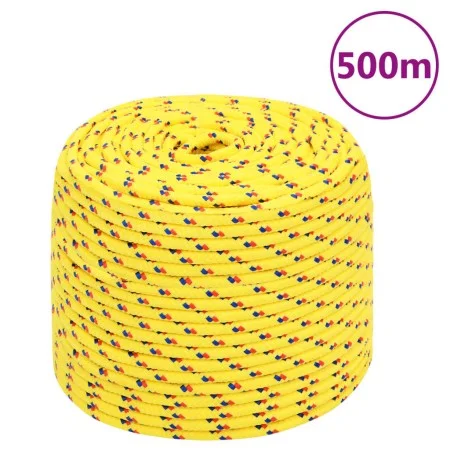 Cuerda de barco polipropileno amarillo 6 mm 500 m de , Sogas y cuerdas metálicas - Ref: Foro24-152606, Precio: 65,96 €, Descu...