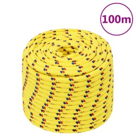 Cuerda de barco polipropileno amarillo 12 mm 100 m de , Sogas y cuerdas metálicas - Ref: Foro24-152619, Precio: 51,11 €, Desc...