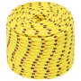 Cuerda de barco polipropileno amarillo 12 mm 100 m de , Sogas y cuerdas metálicas - Ref: Foro24-152619, Precio: 51,11 €, Desc...