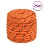 Orange polypropylene boat rope 16 mm 25 m by , Ropes and metal cords - Ref: Foro24-152678, Price: 27,68 €, Discount: %