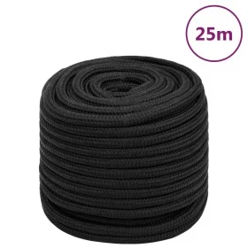 Cuerda de barco polipropileno negro intenso 18 mm 25 m de , Sogas y cuerdas metálicas - Ref: Foro24-152523, Precio: 34,85 €, ...