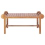Mesa de centro de teca maciza 100x50x45 cm de vidaXL, Mesas de centro - Ref: Foro24-44734, Precio: 121,63 €, Descuento: %