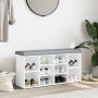 Banco zapatero madera de ingeniería blanco 102x32x50 cm de , Bancos para recibidores y almacenamiento - Ref: Foro24-835110, P...